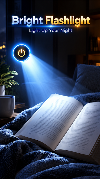 Bright Flashlight app screen